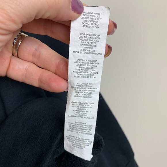 Fabletics Open Back Black Sweatshirt Size XS - Picture 6 of 6